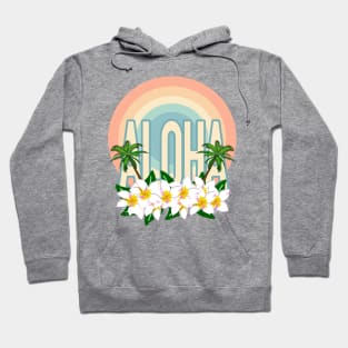 Aloha hawaiian tropical flowers Hoodie